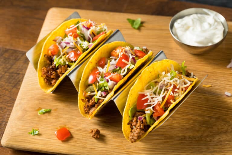 GROUND BEEF TACOS