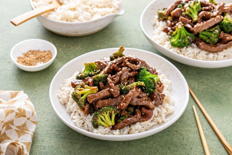 SESAME BEEF AND BROCCOLI
