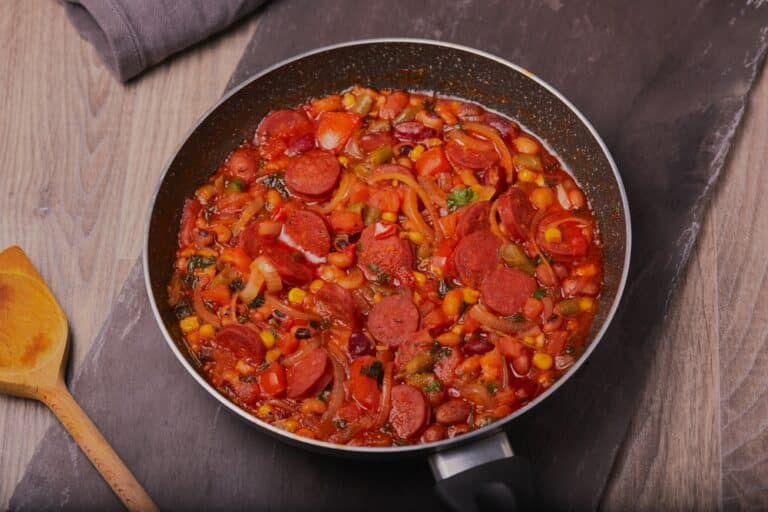 Spicy Sausage & Bean One-Pot
