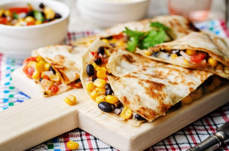 Black Bean and Corn Quesadillas