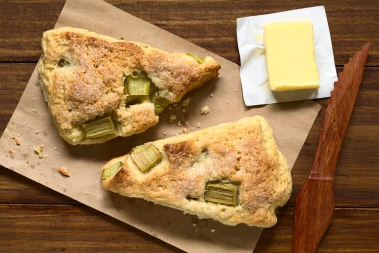 RHUBARB SCONES