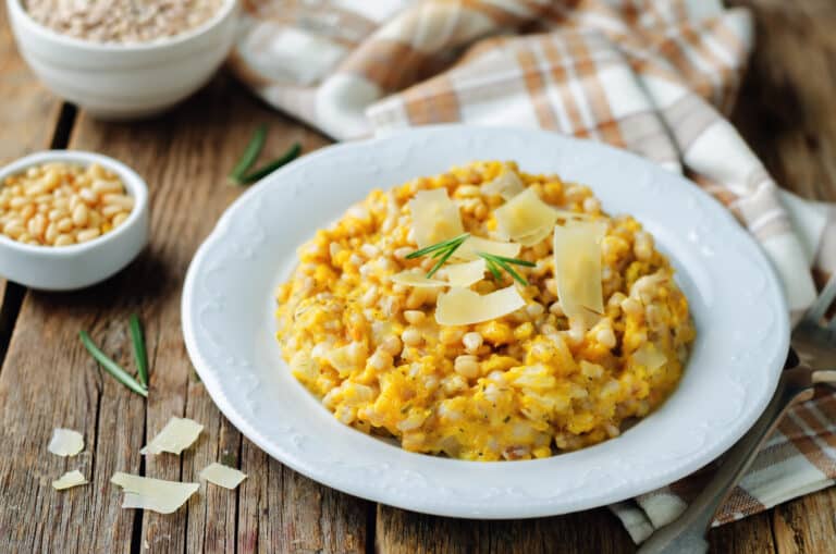 ROASTED PUMPKIN BARLEY RISOTTO