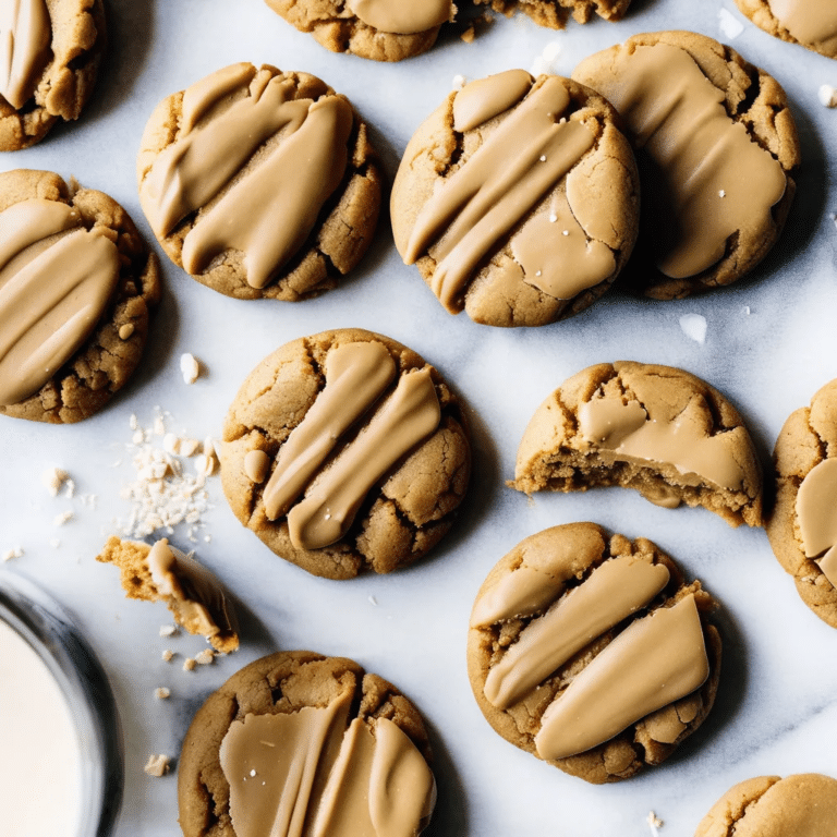 4 Ingredient Peanut Butter Cookies