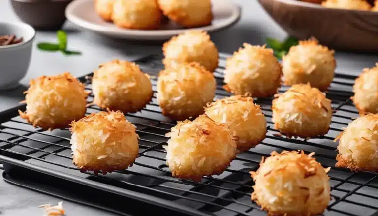 AIR FRYER COCONUT MACAROONS
