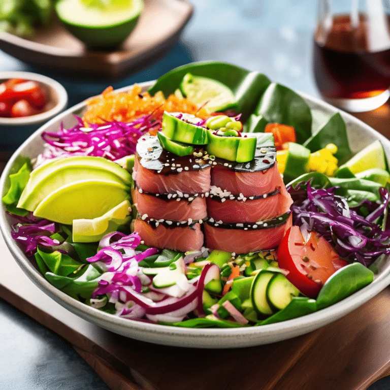 Ahi Poke Salad