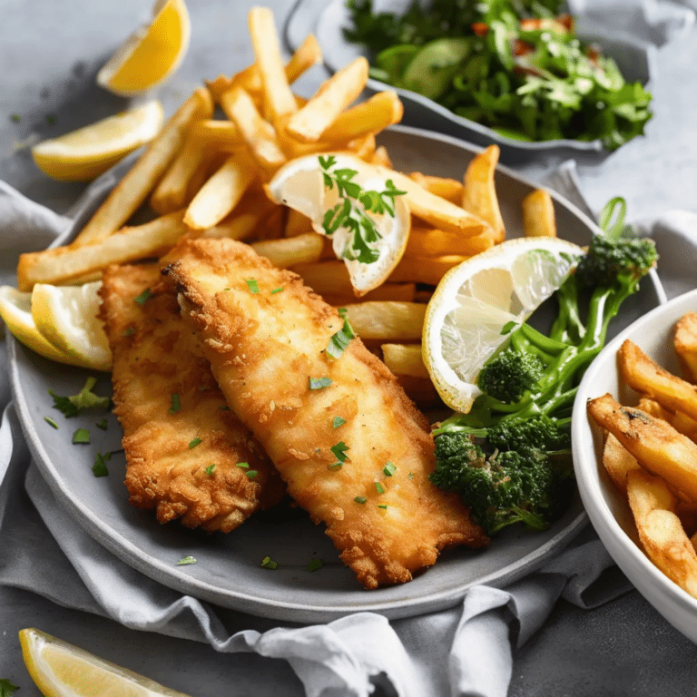 Air-Fryer Fish And Chips