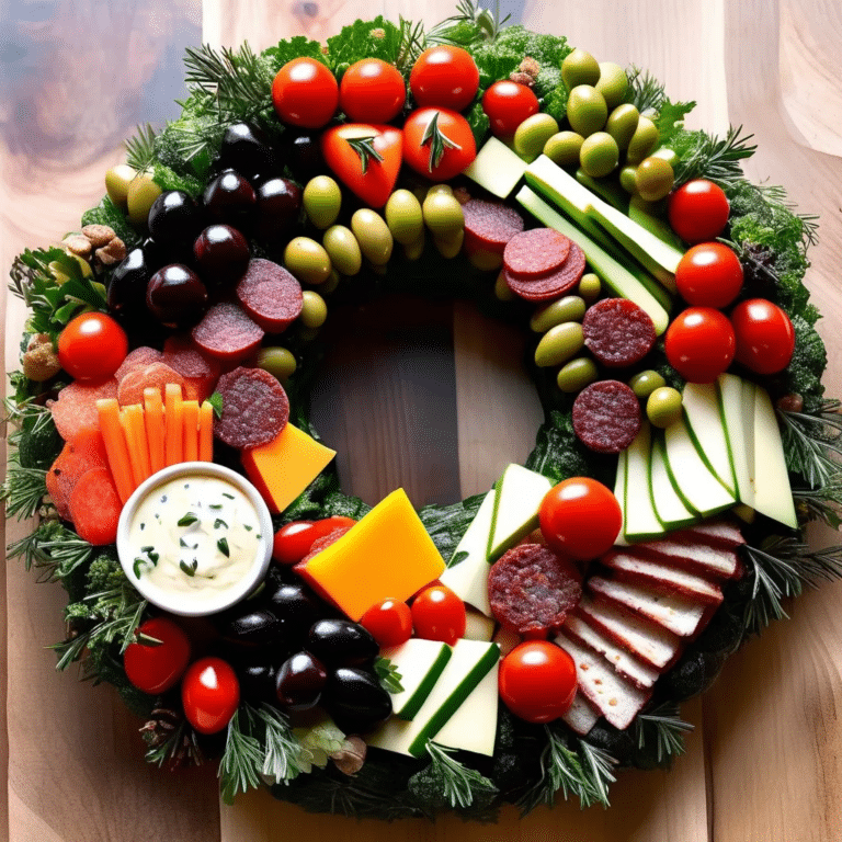Appetizer Wreath