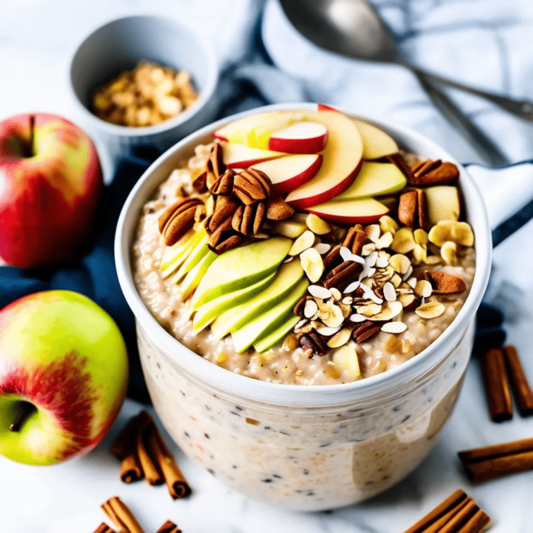 Apple Cinnamon Overnight Oats