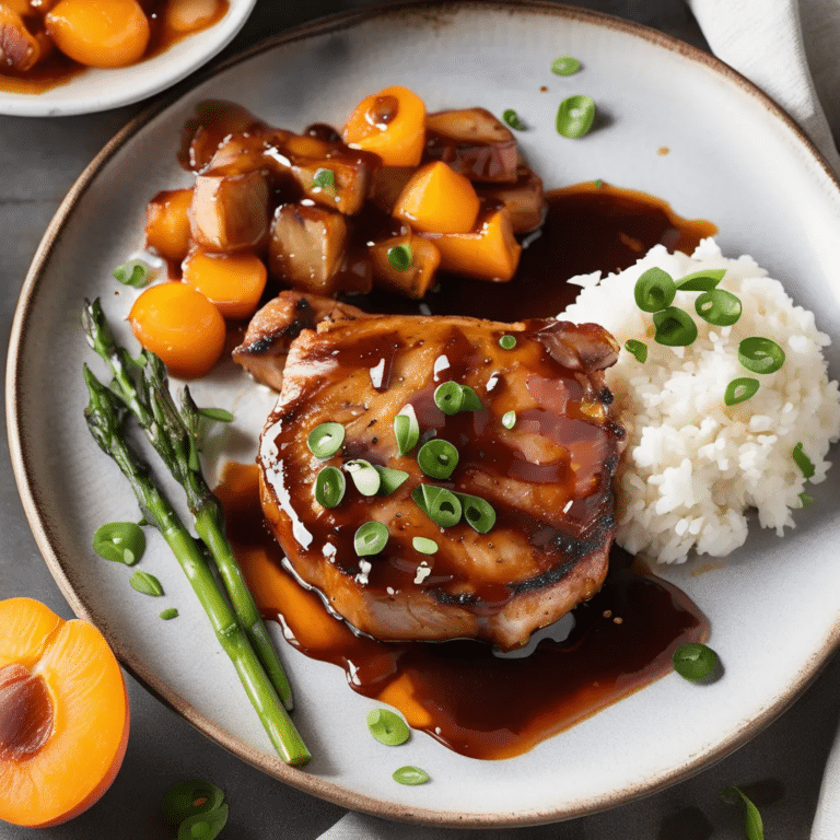 Apricot-Glazed Pork Chops