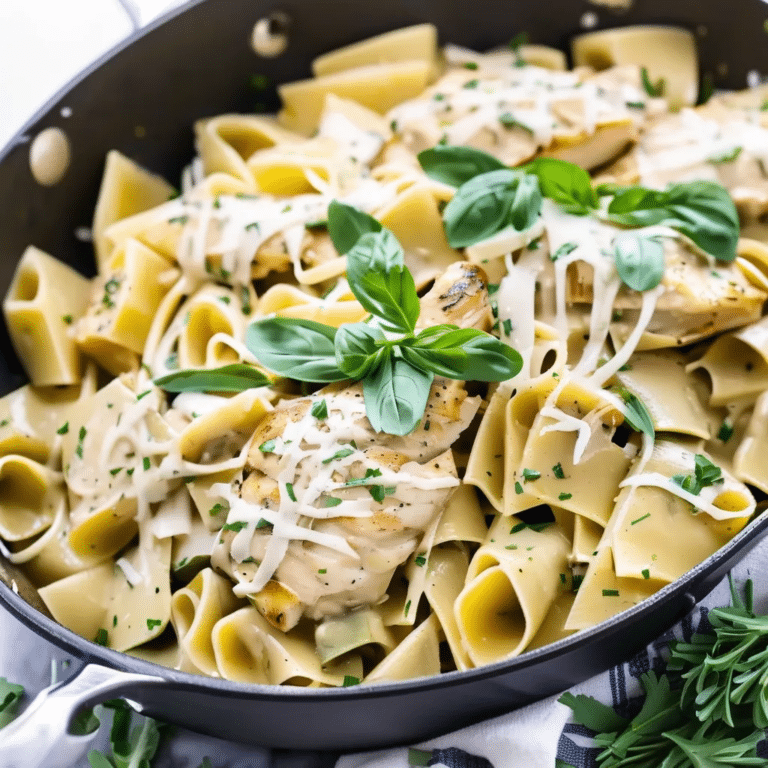 Artichoke Chicken Pasta
