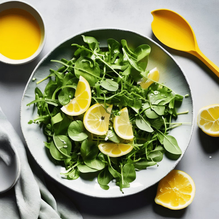 Arugula Salad With Whole-Lemon Vinaigrette
