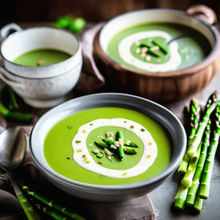 Asparagus Leek Soup