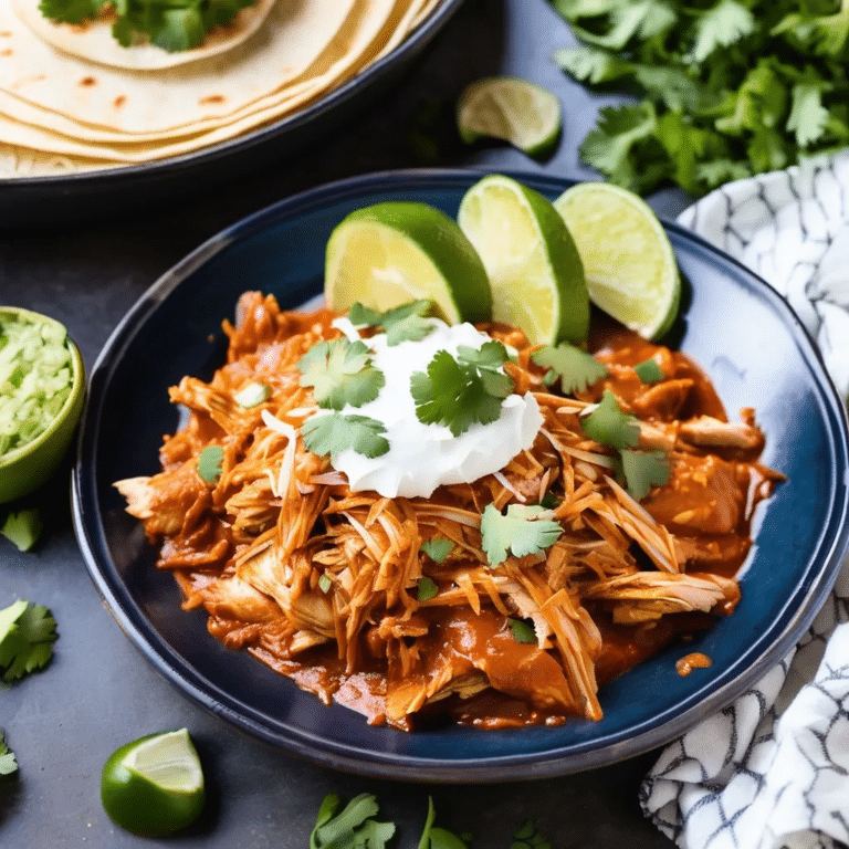 Authentic Chicken Tinga