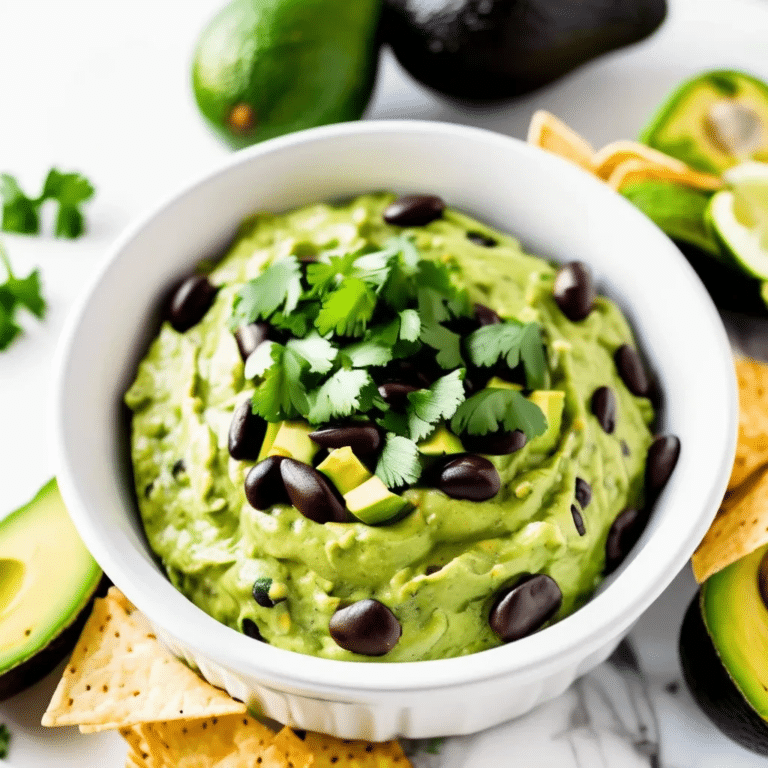 Avocado Black Bean Dip