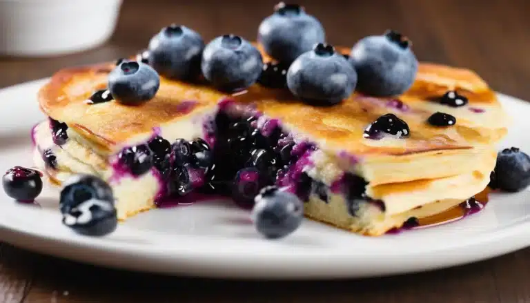 BAKED BLUEBERRY PANCAKE