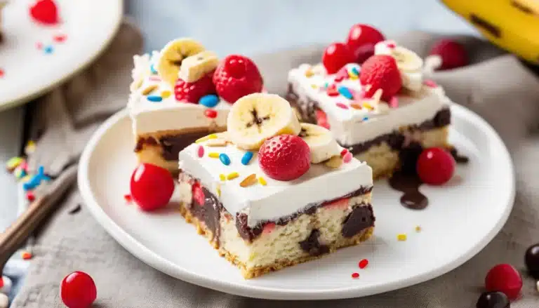 BANANA SPLIT CAKE BARS