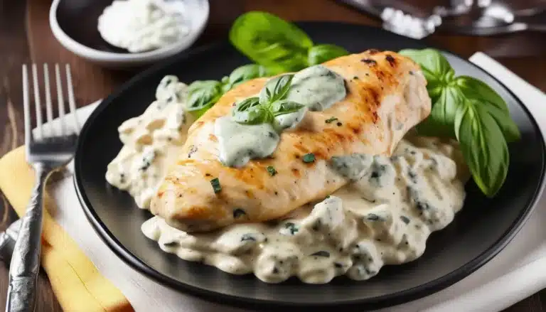 BASIL CREAM CHICKEN