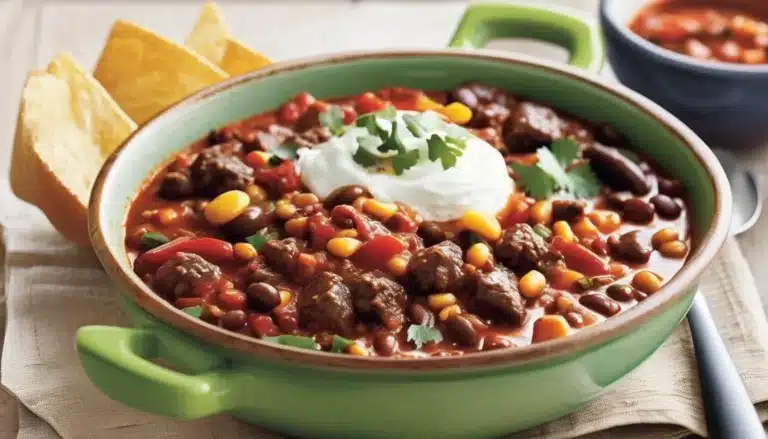 BEEF AND BEAN CHILI