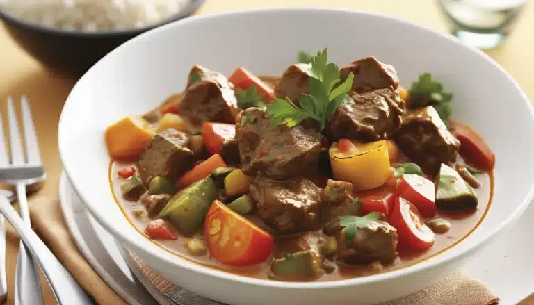 BEEF AND VEGETABLE CURRY