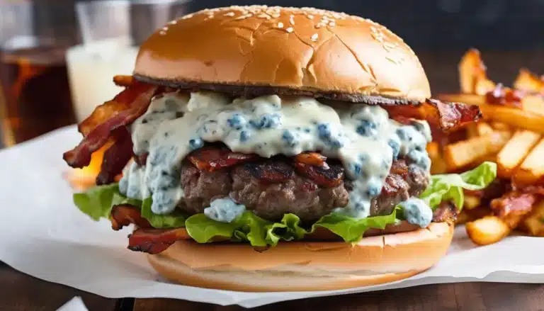 Bacon Blue Cheese Burger