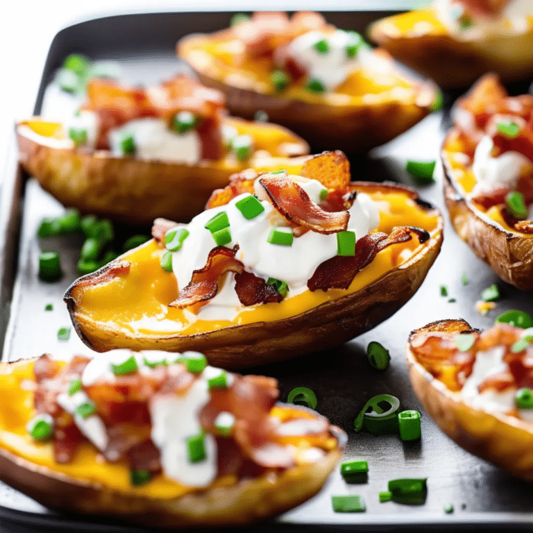 Bacon Cheddar Potato Skins
