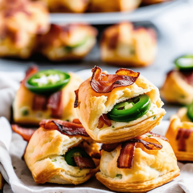 Bacon Jalapeño Popper Puffs