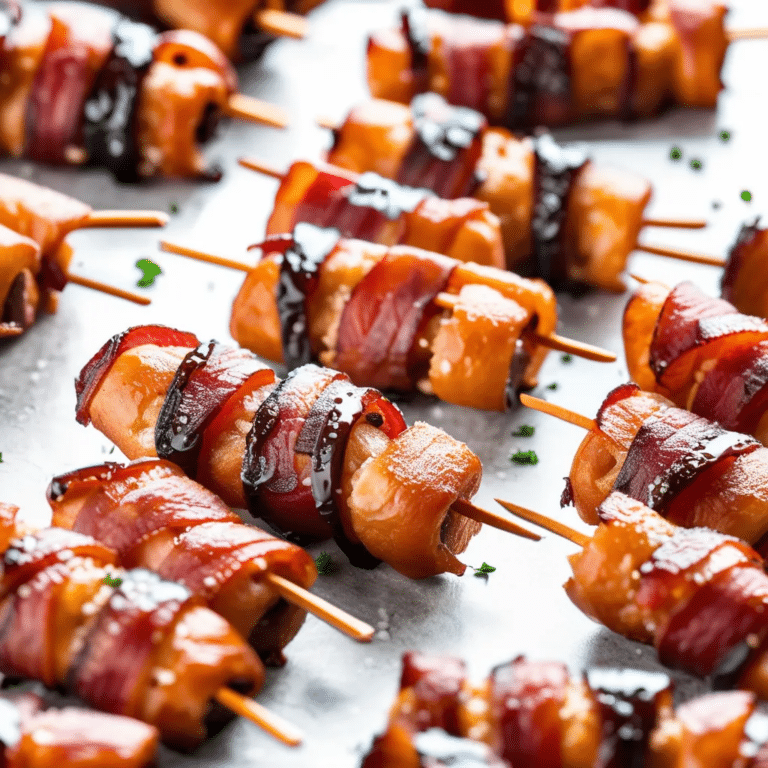Bacon Wrapped Smokies