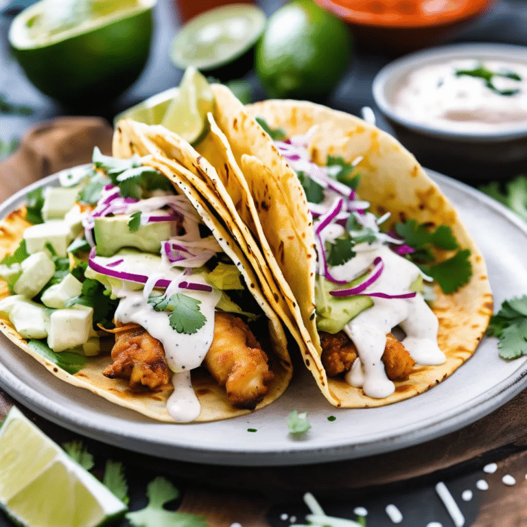Baja Fish Tacos