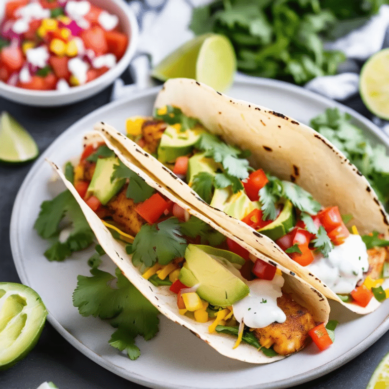 Baked Cod Fish Tacos