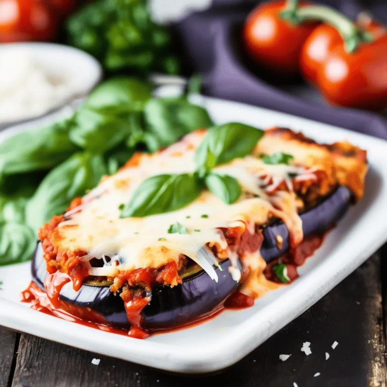 Baked Eggplant Parmesan