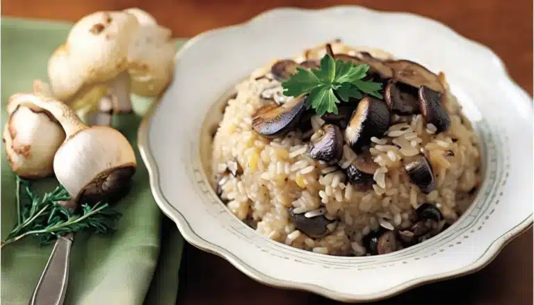 Baked Mushroom Risotto