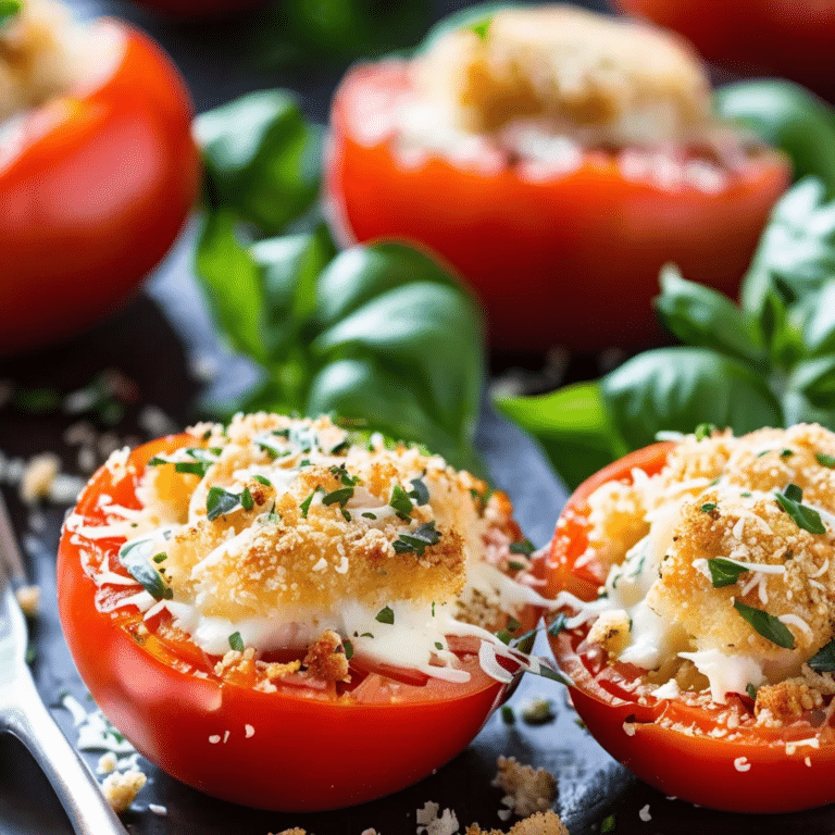 Baked Parmesan Tomatoes