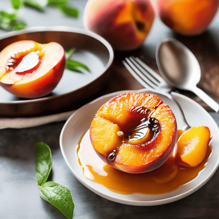 Baked Peaches