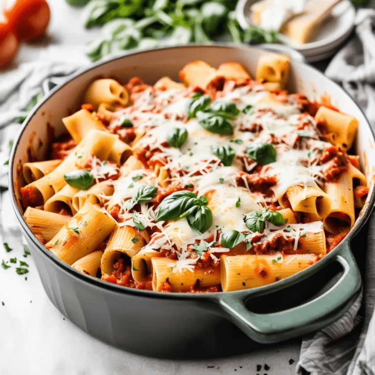 Baked Rigatoni