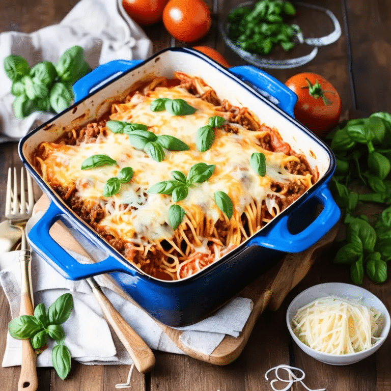 Baked Spaghetti Casserole