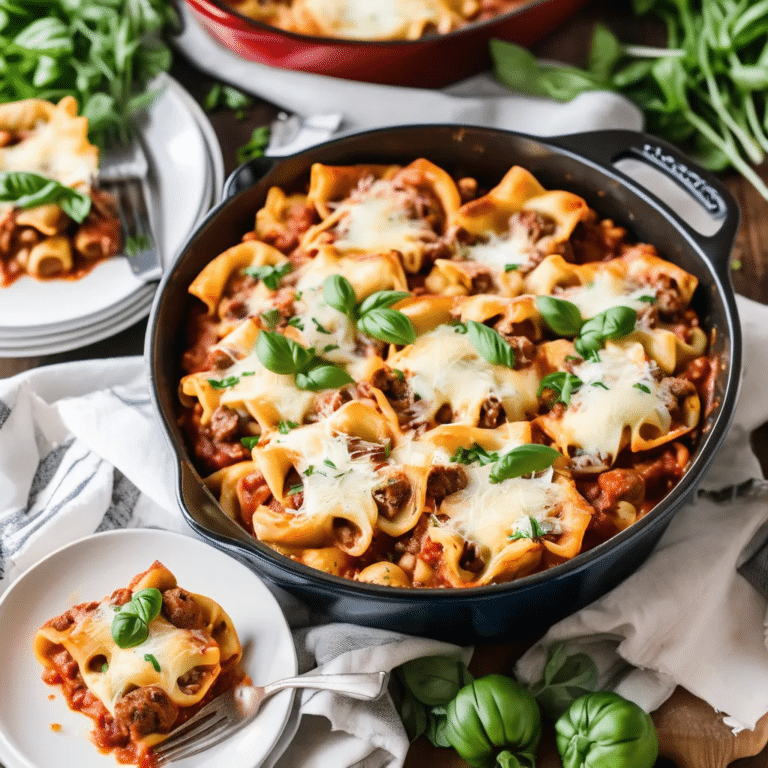 Baked Tortellini With Sausage