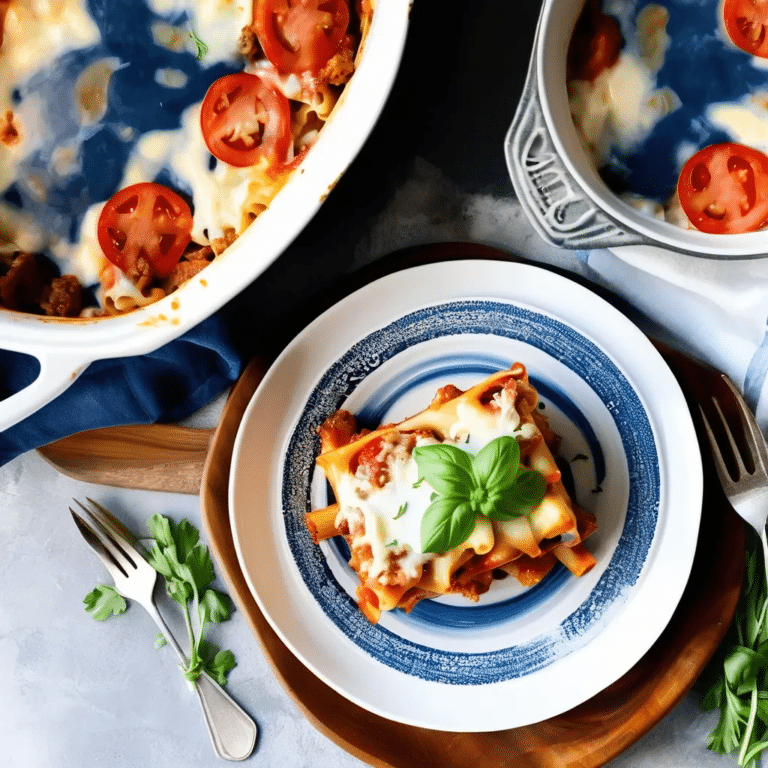 Baked Ziti With Italian Sausage