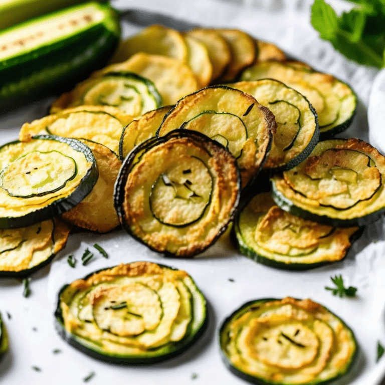 Baked Zucchini Chips