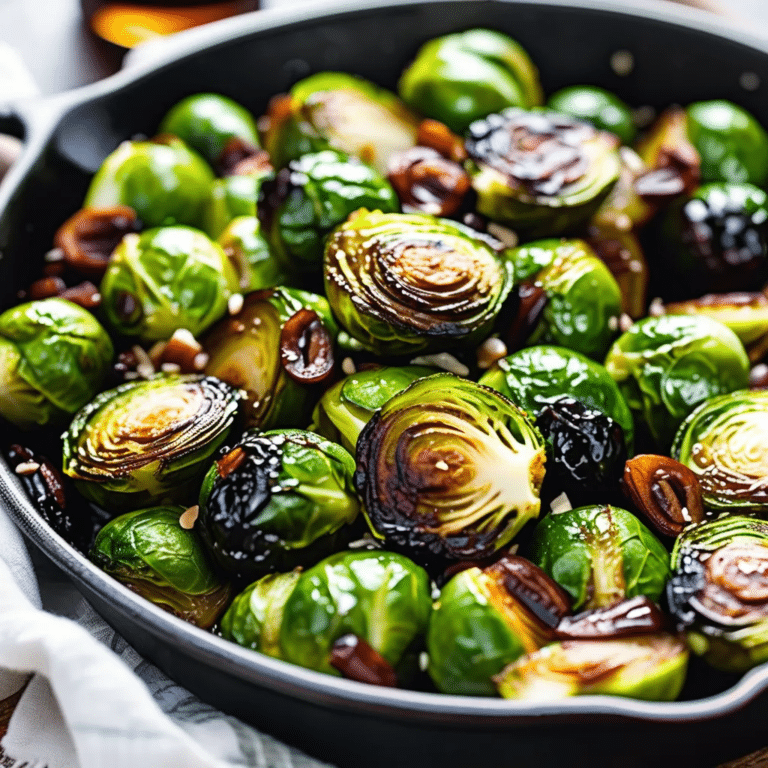 Balsamic Brussels Sprouts