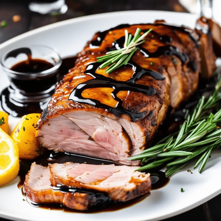 Balsamic Roast Pork Tenderloins