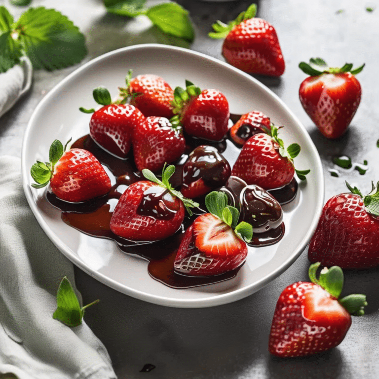 Balsamic Strawberries