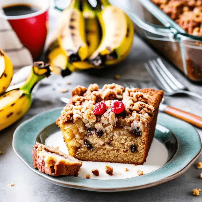 Banana Bread Coffee Cake