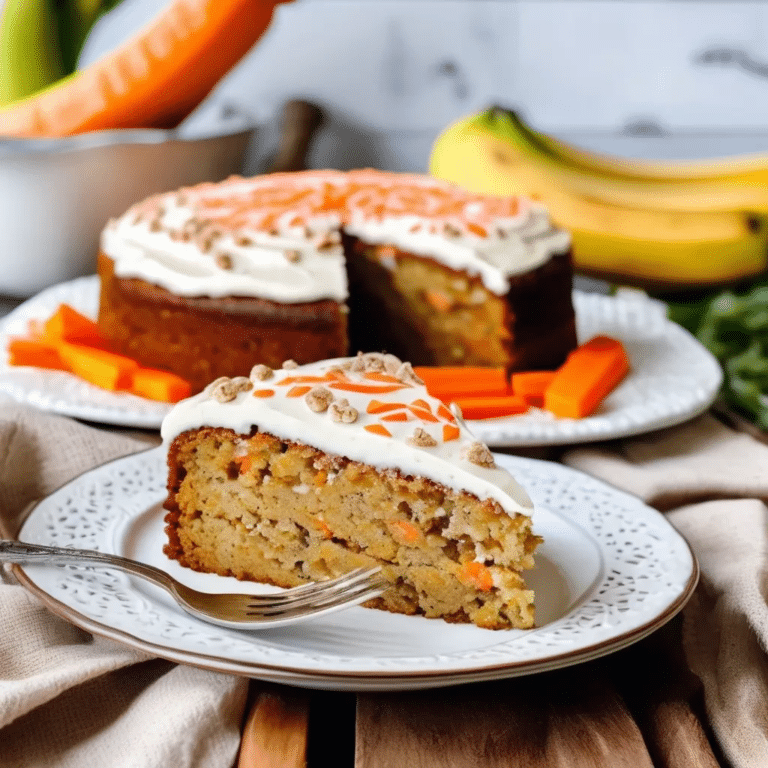 Banana Carrot Cake