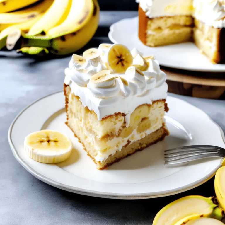 Banana Pudding Cake