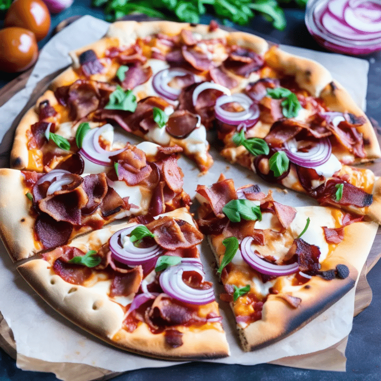 Barbecue Bacon Pizza