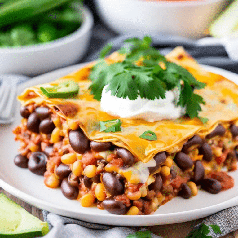 Bean And Honey Burrito Casserole