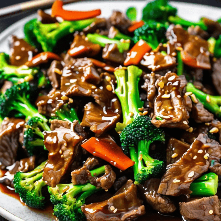 Beef And Broccoli With Oyster Sauce