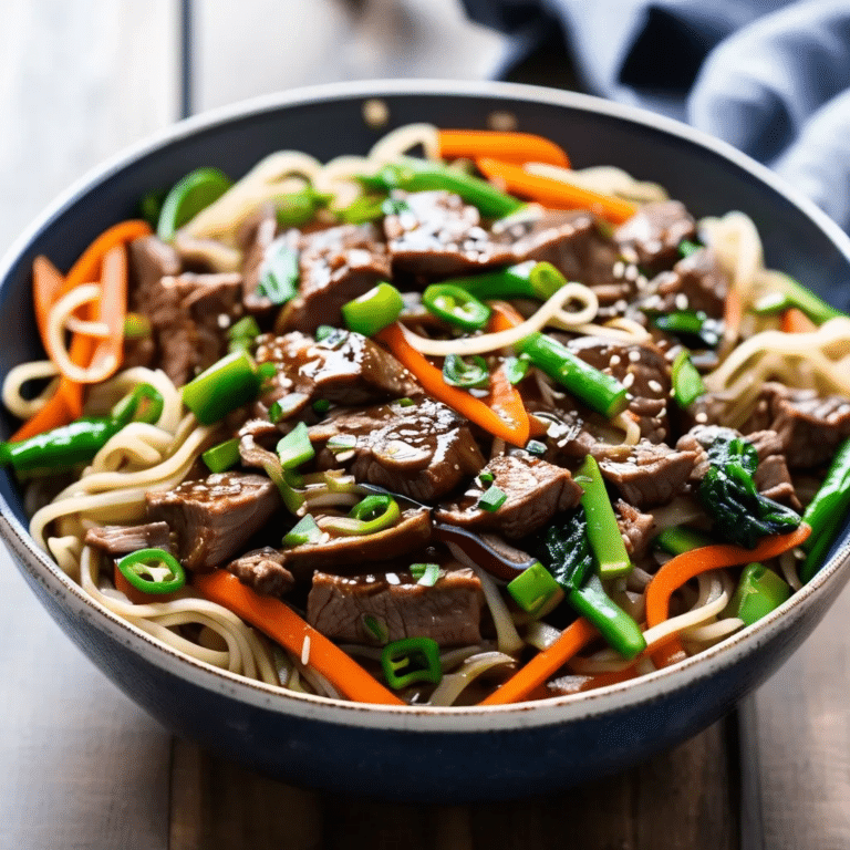 Beef Noodle Stir Fry