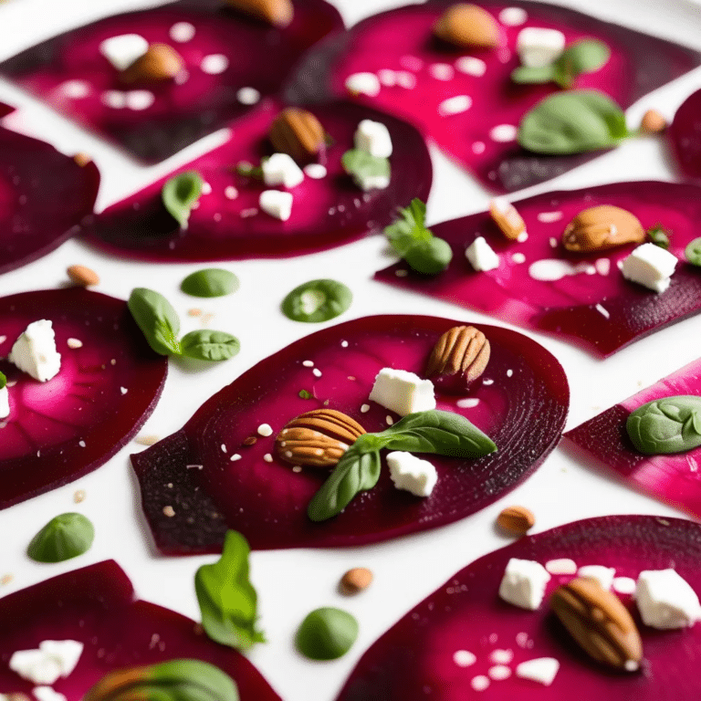 Beet Carpaccio