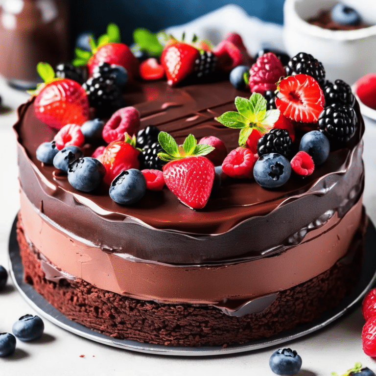 Berry Chocolate Cake